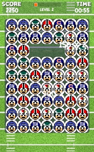 8bits NFL splash Match PUZZLE截图5