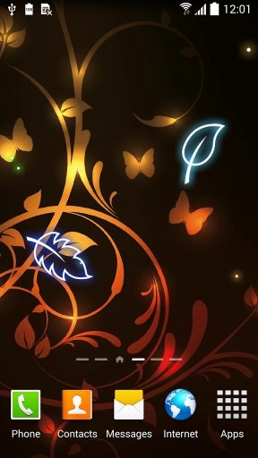 Glowing Flowers Live Wallpaper截图2