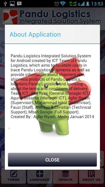 Pandu Logistics Tracing System截图1