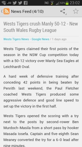 Wests Tigers News截图7