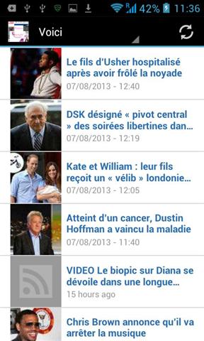 Presse People rss reader截图3