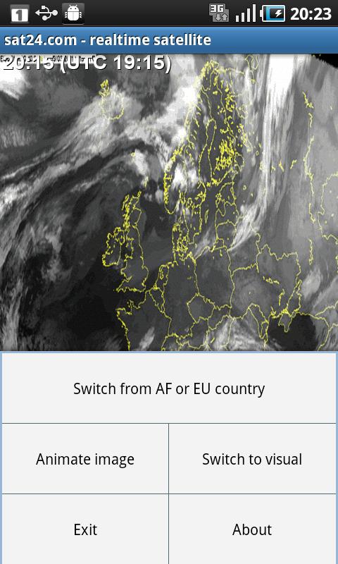 Realtime satellite - sat24.com截图1