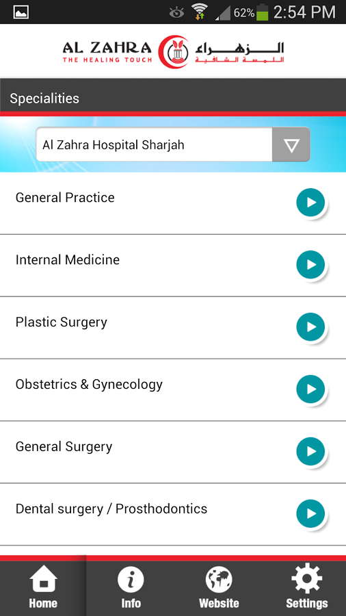 Al Zahra Hospital App截图7