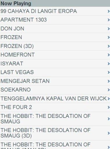 Jadwal Film Bioskop Cinema 21截图3