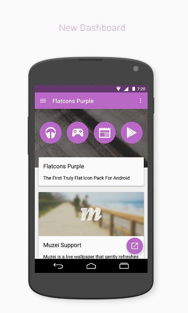 FlatCons Purple Icon Pack截图3