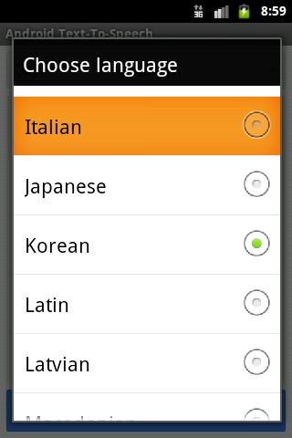 Android Text-To-Speech截图1