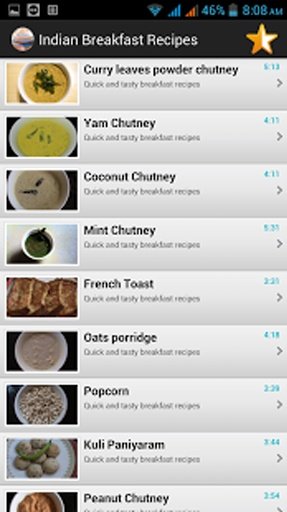 Indian Breakfast Recipes截图2