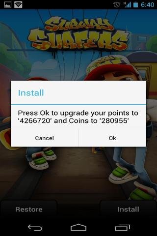 Subway Surf Cheat截图2