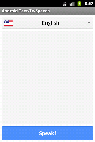 Android Text-To-Speech截图2