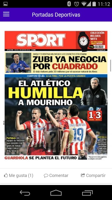 Portadas Deportivas - F&uacute;tbol截图1