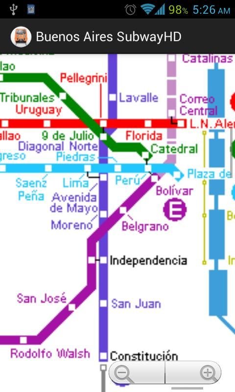 Buenos Aires Subway MAP HD截图2