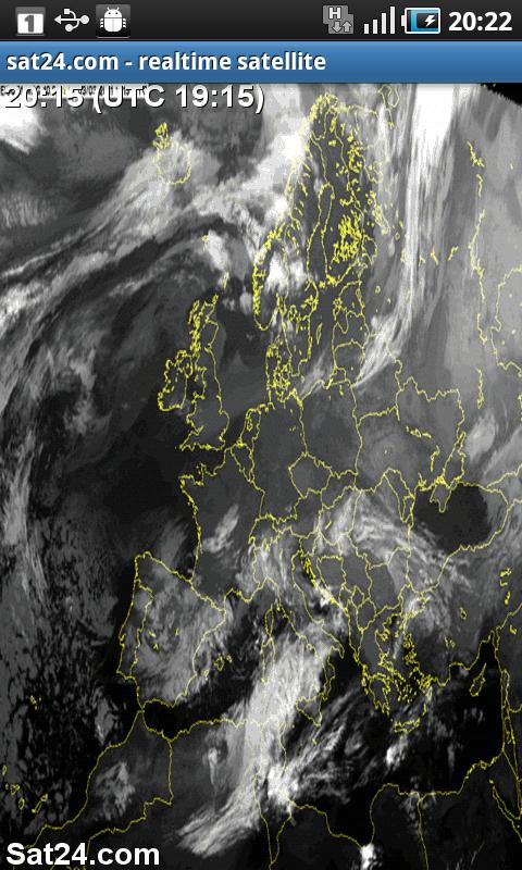 Realtime satellite - sat24.com截图3