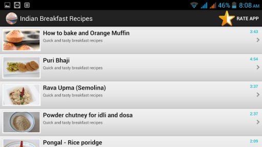 Indian Breakfast Recipes截图4