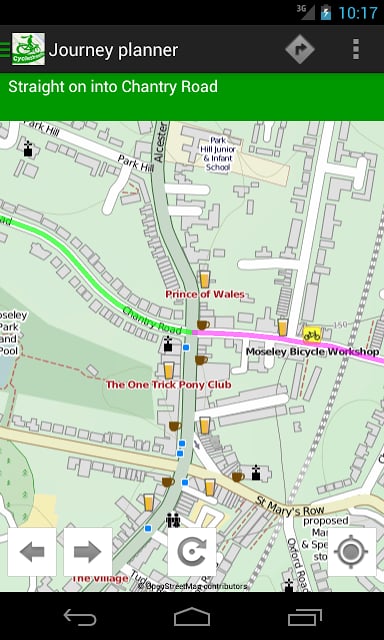 CycleStreets journey planner截图5