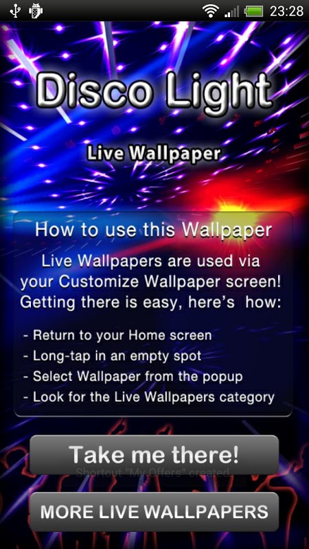 Disco Light Live Wallpaper截图3