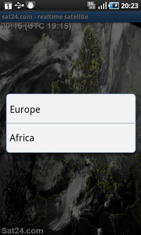 Realtime satellite - sat24.com截图2