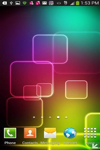 iOS 7 Rainbow Squares LWP截图3