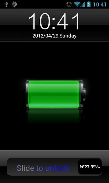 Miss you lock screen截图1