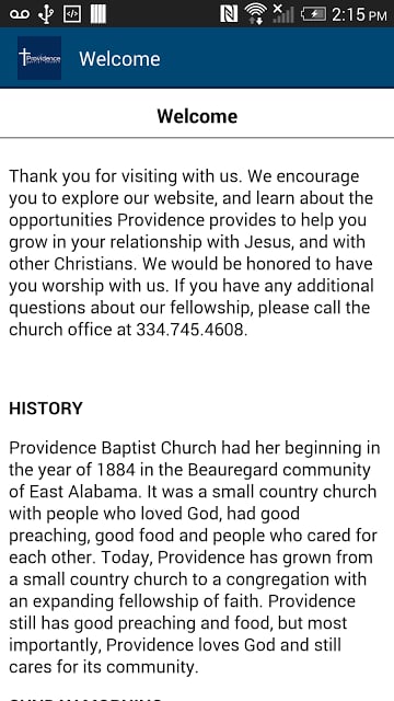 Providence Baptist Church截图6