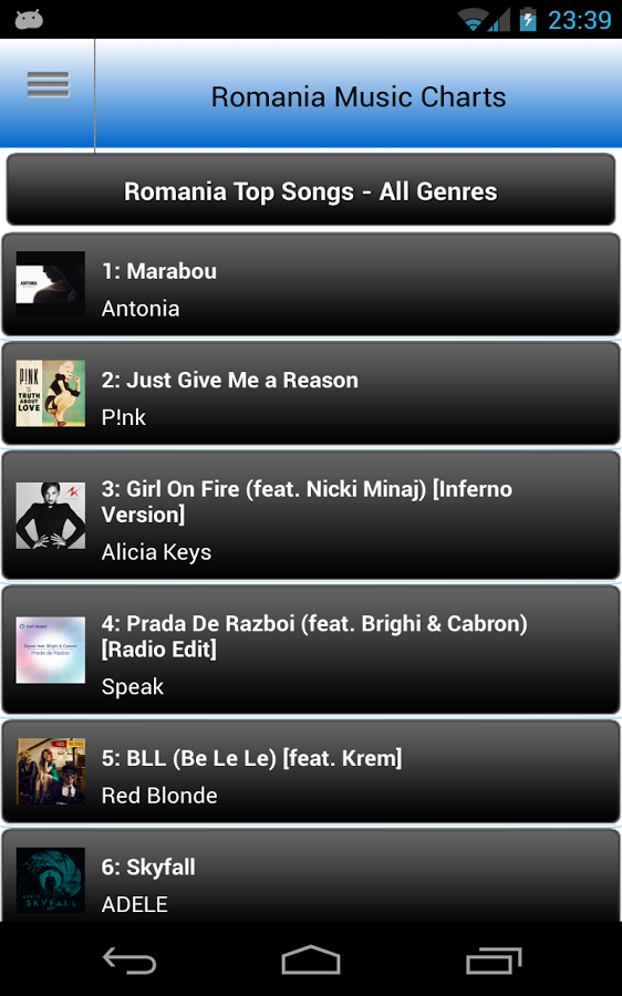 Romania Top 100 Music Ch...截图2