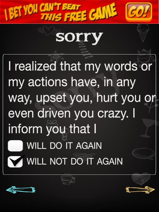 Sorry! Funny apology eca...截图6