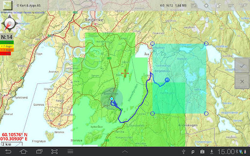 Norgeskart (Map of Norway)截图2