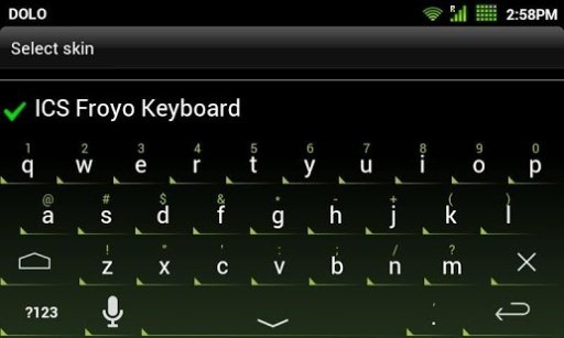 ICS Froyo Keyboard THEME截图3