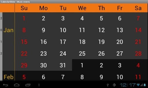 Calendar Slider截图5