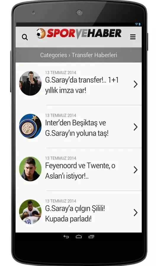 Transfer Haberleri截图4