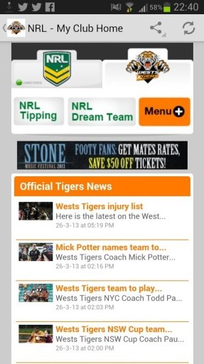 Wests Tigers News截图8