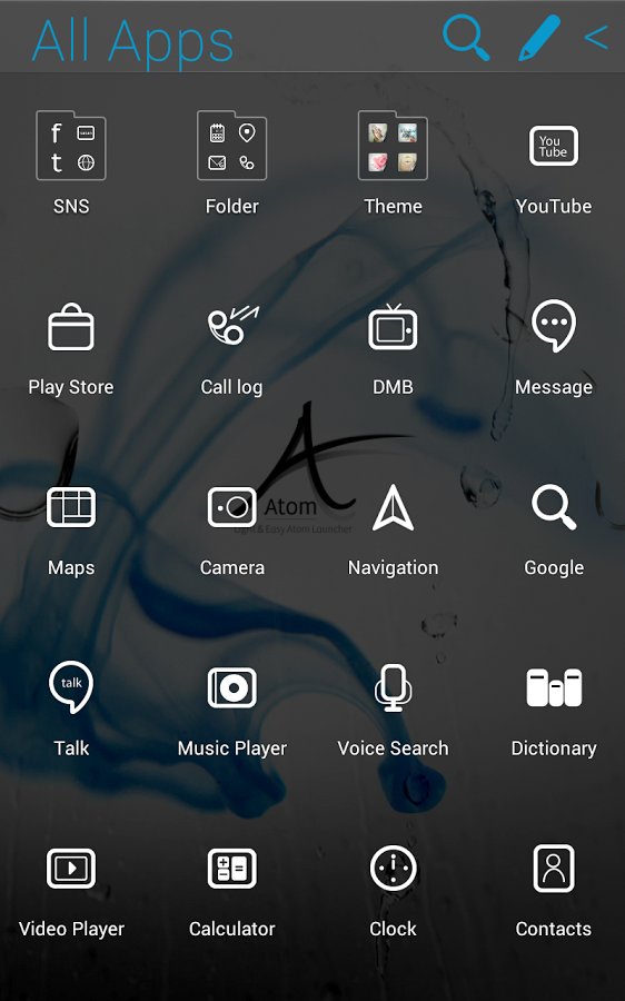 Aqua Atom [1.0 Offical theme]截图9