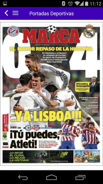 Portadas Deportivas - F&uacute;tbol截图2