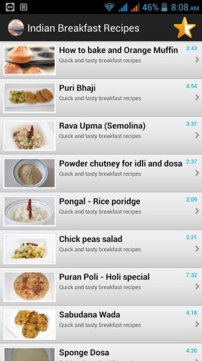 Indian Breakfast Recipes截图5