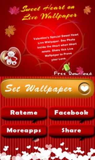 Sweet Heart on Live Wallpaper截图6