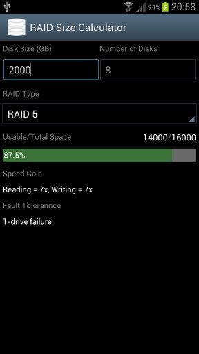 RAID Calculator截图4