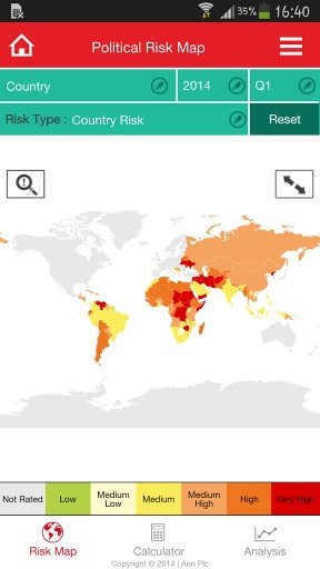 Aon Risk Map截图2