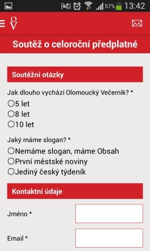 Olomouck&yacute; Večern&iacute;k截图2