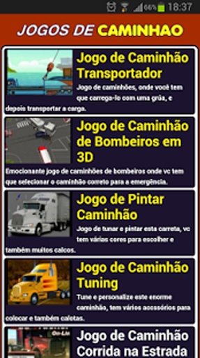 Jogos de caminh&otilde;es截图3