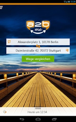 Routen-&amp; Fahrplan: a2bme-Navi截图10