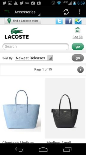 iShop Lacoste截图5