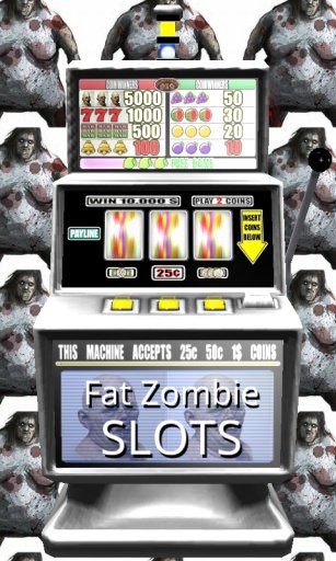 3D Fat Zombie Slots - Free截图2