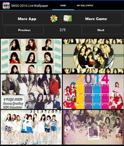 SNSD 2014 Live Wallpaper截图1