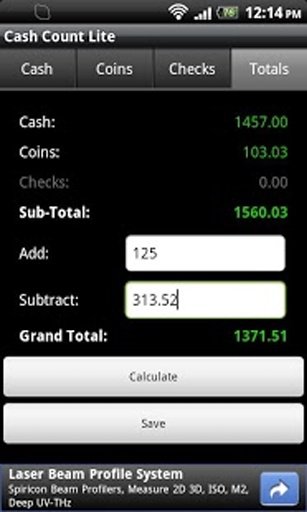 Cash Count Lite截图2