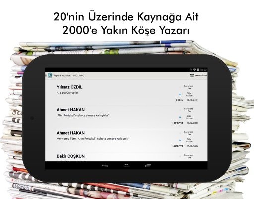 TakipEdiyorum - Köşe Yazarları截图2