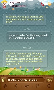 GO SMS Pro Shimmer ThemeEX截图5