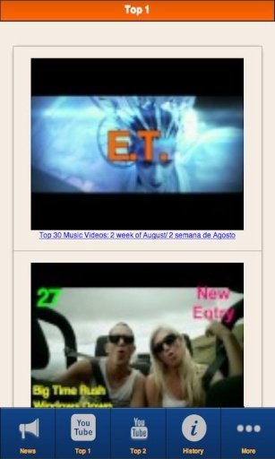 Top Music Videos Free截图7