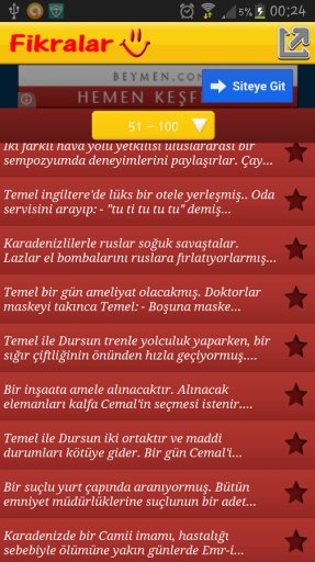 G&uuml;ncel Fıkralar截图1