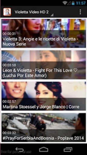 Violetta video HD截图4