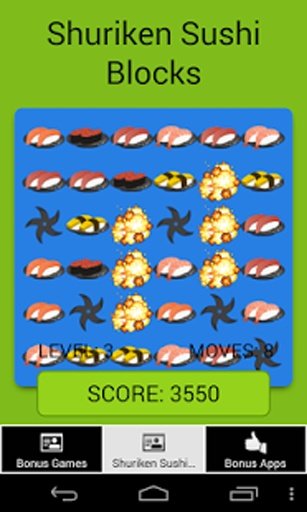 Shuriken Sushi Blocks截图2