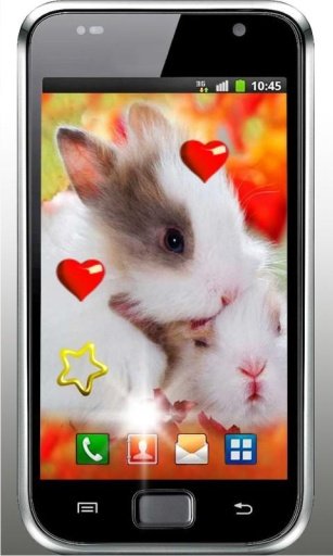 Valentine Rabbits HD LWP截图1